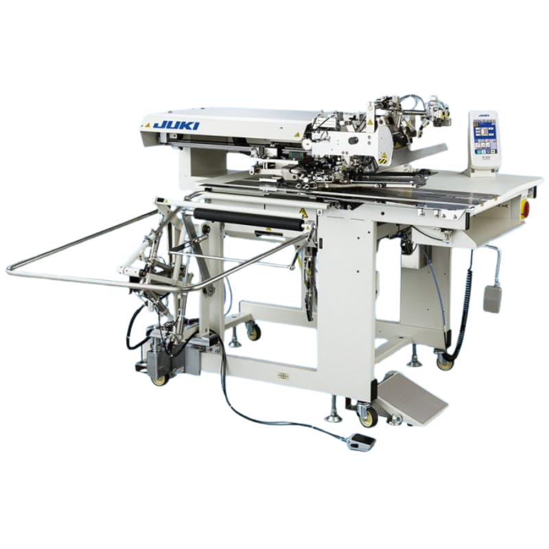 Juki APW-895N (for straight pockets with flaps), APW-896N (for slanted pockets with flaps)