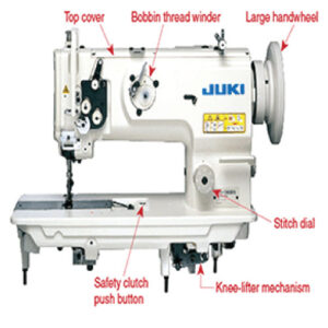 Juki LU-1508N and LU-1509N, 1-Needle, Unison-feed, Lockstitch Machine
