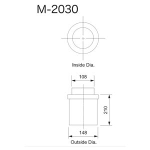 Naomoto Flange Adaptors For Ironing Buck M-2030