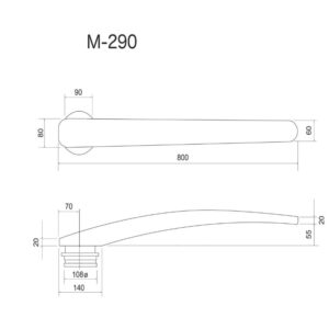 Naomoto Flat Sleeve Ironing Buck For Elbow Seams Opening Mod M-290N