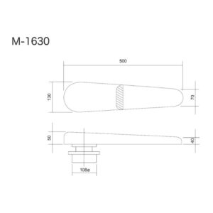 Naomoto Ironing Buck for Jacket Upper Sleeve M-1630