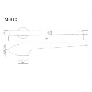 Naomoto Men Trousers Seams Opening Ironing Buck M-910